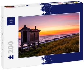 Lais Puzzle - Espigueiro am Meer, Galizien. Spanien - 200 Teile