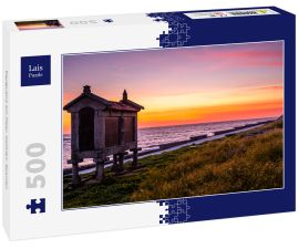 Lais Puzzle - Espigueiro am Meer, Galizien. Spanien - 500 Teile
