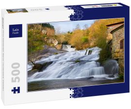 Lais Puzzle - Bharosa Fluss Wasserfall. Barro, Pontevedra, Galizien, Spanien - 500 Teile