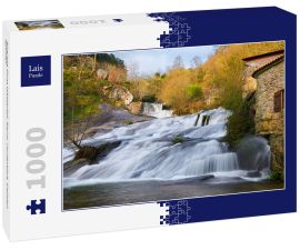 Lais Puzzle - Bharosa Fluss Wasserfall. Barro, Pontevedra, Galizien, Spanien - 1.000 Teile