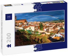 Lais Puzzle - Calahorra, La Rioja, Spanien, mit Regenbogen - 200 Teile