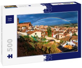 Lais Puzzle - Calahorra, La Rioja, Spanien, mit Regenbogen - 500 Teile