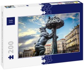 Lais Puzzle - Bären- und Erdbeerbaumstatue in Puerta del Sol in Madrid - 200 Teile