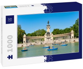Lais Puzzle - Bootssee am Retiro-Park, Madrid, Spanien - 1.000 Teile