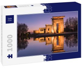 Lais Puzzle - Tempel der Debod in der Nacht, Madrid, Spanien - 1.000 Teile