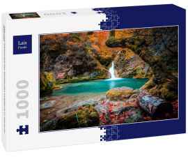 Lais Puzzle - See und Wasserfall der Quelle des Urederra in Navarra, Spanien - 1.000 Teile