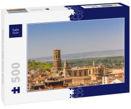 Lais Puzzle - Panorama von Tudela, Navarra, Spanien - 500 Teile