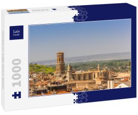 Lais Puzzle - Panorama von Tudela, Navarra, Spanien - 1.000 Teile