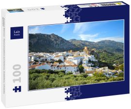 Lais Puzzle - Pueblos Blancos - Panoramablick auf Zuheros, Subbética, Córdoba, Spanien - 100 Teile