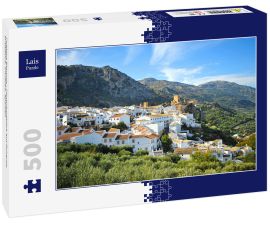 Lais Puzzle - Pueblos Blancos - Panoramablick auf Zuheros, Subbética, Córdoba, Spanien - 500 Teile