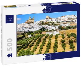 Lais Puzzle - Pueblo Blancos - Olvera, Cadiz, Andalusien, Spanien - 500 Teile