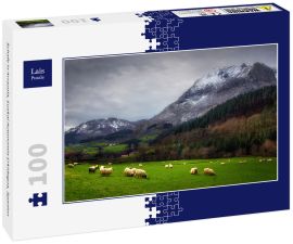 Lais Puzzle - Schafe in Arrazola, Euskal Autonomia Erkidegoa, Spanien - 100 Teile