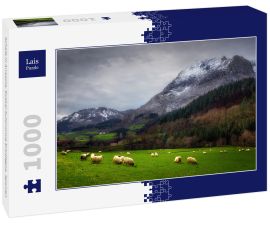Lais Puzzle - Schafe in Arrazola, Euskal Autonomia Erkidegoa, Spanien - 1.000 Teile
