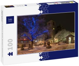 Lais Puzzle - Winterlandschaft mit Schnee in Spanien. Benasque zu Weihnachten, Aragon, Spanien - 100 Teile