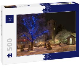 Lais Puzzle - Winterlandschaft mit Schnee in Spanien. Benasque zu Weihnachten, Aragon, Spanien - 500 Teile