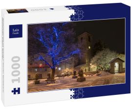 Lais Puzzle - Winterlandschaft mit Schnee in Spanien. Benasque zu Weihnachten, Aragon, Spanien - 1.000 Teile