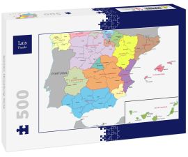 Lais Puzzle - Spanien, Verwaltung, Karte - 500 Teile
