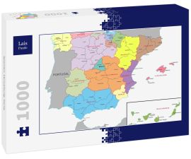 Lais Puzzle - Spanien, Verwaltung, Karte - 1.000 Teile