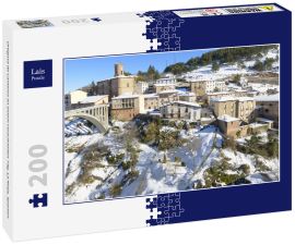 Lais Puzzle - Ortigosa de Cameros an einem verschneiten Tag, La Rioja, Spanien - 200 Teile