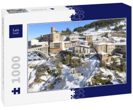 Lais Puzzle - Ortigosa de Cameros an einem verschneiten Tag, La Rioja, Spanien - 1.000 Teile