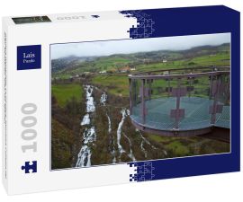 Lais Puzzle - Gándara Wasserfälle, La Gándara, Naturpark Collados del Asón, Kantabrien, Soba-Tal, Spanien - 1.000 Teile