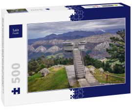 Lais Puzzle - Fito Aussichtspunkt in den Bergen der Sierra del Sueve, Teil der Kantabrischen Berge, Kantabrien, Spanien - 500 Teile