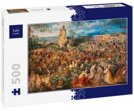 Lais Puzzle - Pieter Bruegel d.Ä. -  "Die Prozession nach Golgatha" (1564)  - 500 Teile
