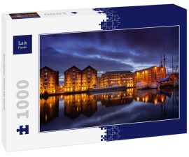 Lais Puzzle - Gloucester - Docks bei Nacht - 1.000 Teile