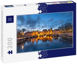 Lais Puzzle - Amersfoort, Niederlande im Koppelport im Morgengrauen - 200 Teile