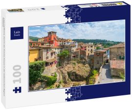 Lais Puzzle - Loro Ciuffenna, Dorf in der Provinz Arezzo in der italienischen Region Toskana - 100 Teile