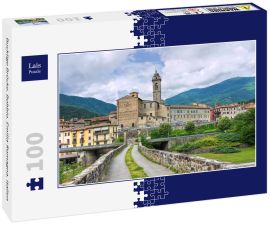 Lais Puzzle - Bucklige Brücke. Bobbio. Emilia-Romagna. Italien - 100 Teile