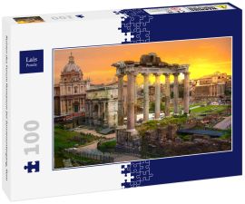 Lais Puzzle - Ruinen des Forum Romanum bei Sonnenuntergang, Rom - 100 Teile
