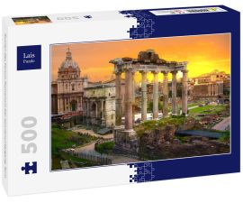 Lais Puzzle - Ruinen des Forum Romanum bei Sonnenuntergang, Rom - 500 Teile