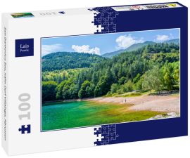 Lais Puzzle - San Domenico See, nahe Dorf Villalago, Abruzzen - 100 Teile
