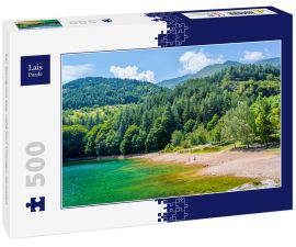 Lais Puzzle - San Domenico See, nahe Dorf Villalago, Abruzzen - 500 Teile