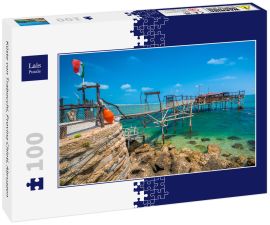 Lais Puzzle - Küste von Trabocchi, Provinz Chieti, Abruzzen - 100 Teile