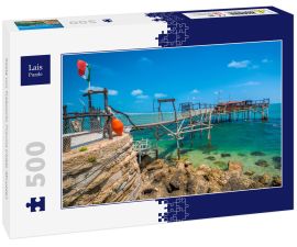 Lais Puzzle - Küste von Trabocchi, Provinz Chieti, Abruzzen - 500 Teile
