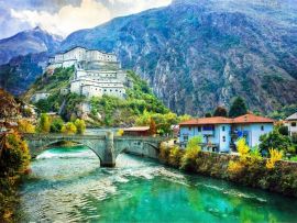 Lais Puzzle - Burgen von Valle d'Aosta, Bardenfestung, Italien - 500 & 1.000 Teile