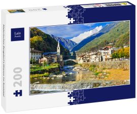 Lais Puzzle - Malerisches Bergdorf Lillianes im Aostatal - 200 Teile