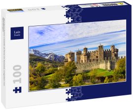 Lais Puzzle - Wunderschönes Castello di Fenis im Aostatal, umgeben von Alpenbergen - 100 Teile