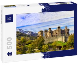 Lais Puzzle - Wunderschönes Castello di Fenis im Aostatal, umgeben von Alpenbergen - 500 Teile
