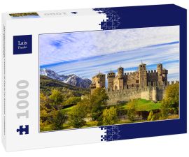 Lais Puzzle - Wunderschönes Castello di Fenis im Aostatal, umgeben von Alpenbergen - 1.000 Teile