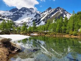 Lais Puzzle - Gletscher-Arpy-See nahe Morgex, Aostatal - 500 & 1.000 Teile