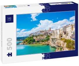 Lais Puzzle - Vieste Panoramablick, Apulien - 500 Teile