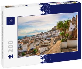 Lais Puzzle - Pisticci (Matera, Italien) - Eine weiße Stadt auf den Ödlandhügeln in der Provinz Matera, Region Basilikata, Süditalien. Hier das historische Zentrum namens "Dirupo" - 200 Teile