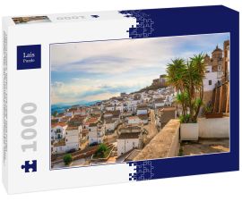 Lais Puzzle - Pisticci (Matera, Italien) - Eine weiße Stadt auf den Ödlandhügeln in der Provinz Matera, Region Basilikata, Süditalien. Hier das historische Zentrum namens "Dirupo" - 1.000 Teile