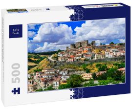 Lais Puzzle - Schöne mittelalterliche Dörfer (Borgo) Italiens - malerische Melfi in der Basilikata - 500 Teile