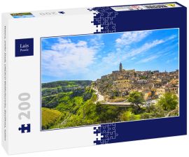 Lais Puzzle - Matera, antike Stadt, UNESCO-Weltkulturerbe, Basilikata, Italien - 200 Teile