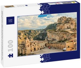 Lais Puzzle - Italien, Süditalien, Region der Basilikata, Provinz Matera, Matera. Die Stadt liegt in einer kleinen Schlucht, die von der Gravina geformt wurde - 100 Teile