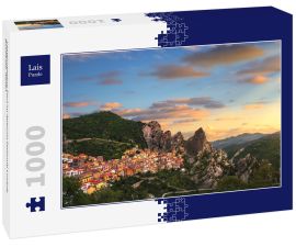Lais Puzzle - Castelmezzano Dorf im Apennin Dolomiti Lucane. Basilikata, Italien - 1.000 Teile